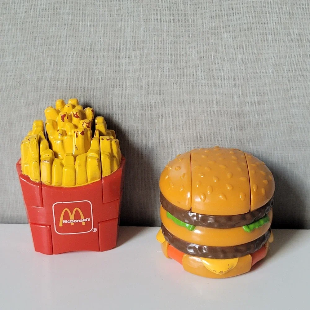 McDonalds Changeables Toys Kids OS Multicolor Good 1990 Vintage McRobots Retro